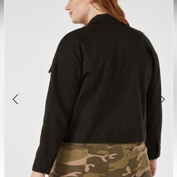 JustFab Black Jacket - Picture 2 of 10